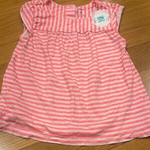 Carter's Pink and White Striped Kids Blouse